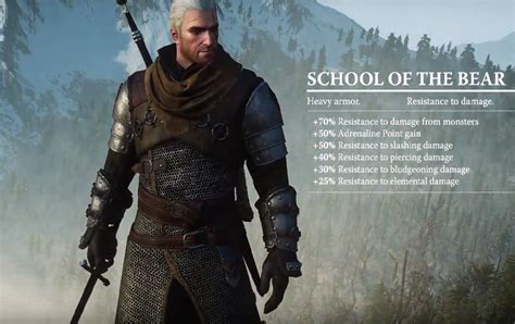 witcher school armor